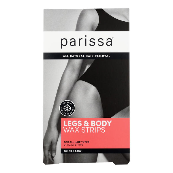 Parissa - Wax Strips Qk/ezy Lg Body - 1 Each 1-24 Count