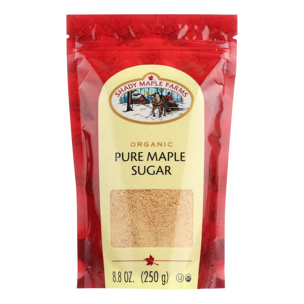 Shady Maple Farms 100 Percent Pure Organic Maple Sugar - Case of 8 - 8.8 Ounce.