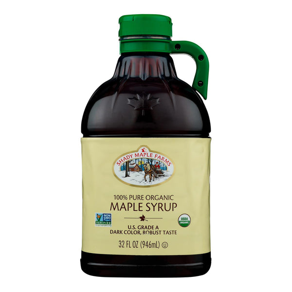 Shady Maple Farms 100 Percent Pure Organic Maple Syrup - Case of 6 - 32 Fl Ounce.