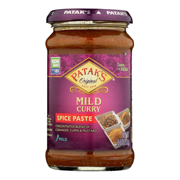 Pataks Spice Paste - Mild Curry - Mild - 10 Ounce - case of 6