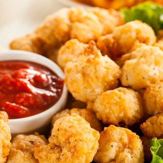 Singleton Seafood Shrimp Breaded Oven Ready Popcorn, 2.5 Pounds - 4 Per Case