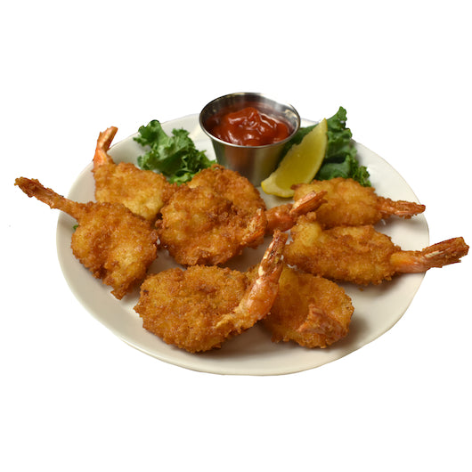 Captain Morgan Shrimp Hand Breaded Panko Clean Tail Butterfly, 3 Pounds - 4 Per Case.