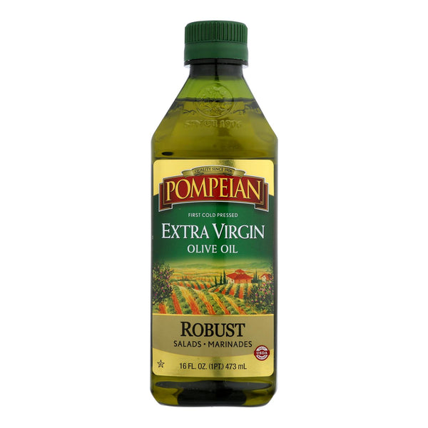 Pompeian Imported Extra Virgin Olive Oil - Case of 12 - 16 Fluid Ounce