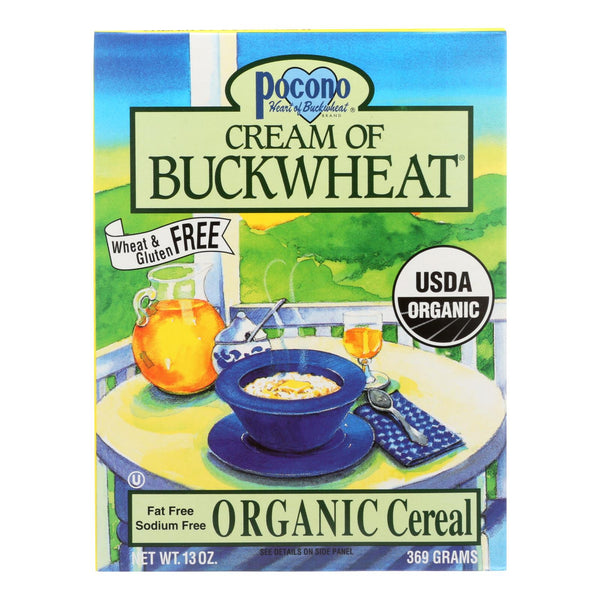 Pocono Cream of Buckwheat - Organic - Case of 6 - 13 Ounce.