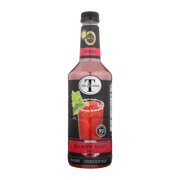 Mr And Mrs T Bloody Mary Mix - Case of 6 - 33.8 Fluid Ounce