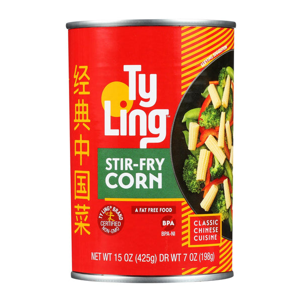 Ty Ling Corn - Stirfry - Case of 12 - 15 Ounce