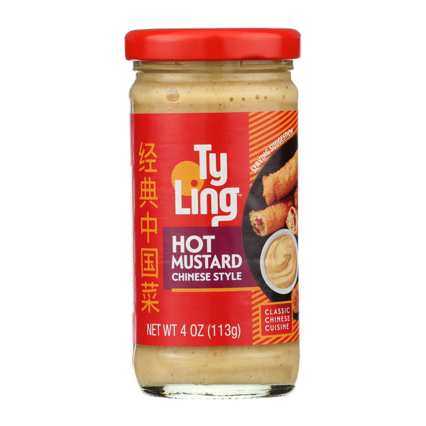 Ty Ling Mustard - Chinese - Hot - Case of 12 - 4 Ounce