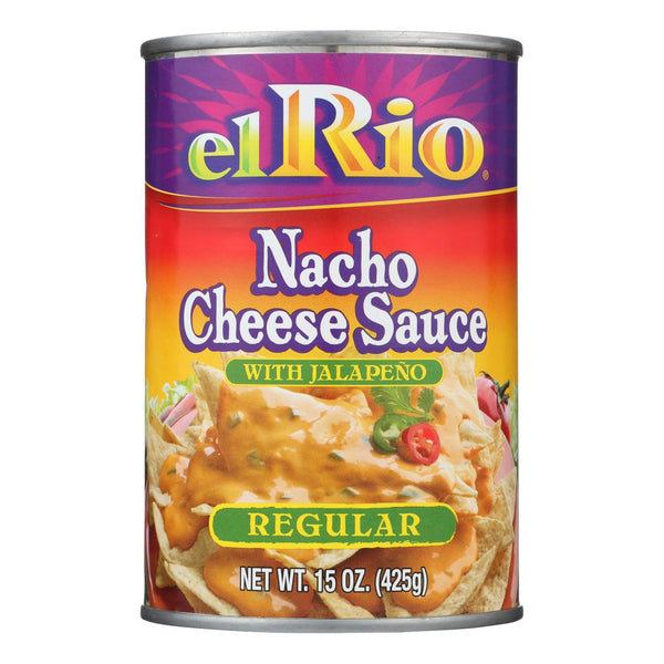 El Rio Nacho Cheese Sauce - Regular - Case of 12 - 15 Ounce.