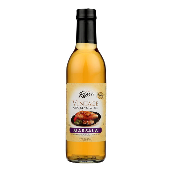 Reese Marsala Cooking Wine - Case of 6 - 12.7 Fl Ounce.