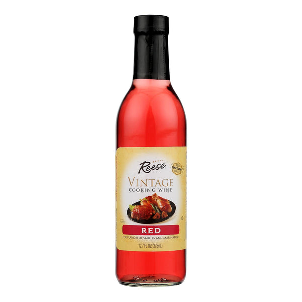 Reese Cooking Wine - Red - Case of 6 - 12.7 Fl Ounce.