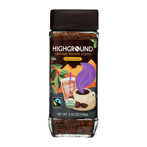 Highground - Coffee Regular Insnt - Case of 6 - 3.53 Ounce