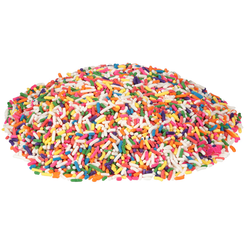 Rainbow Sprinkles 24 Pound Each - 1 Per Case.