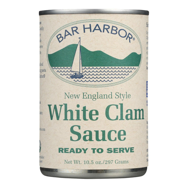 Bar Harbor - New England Style White Clam Sauce - Case of 6 - 10.5 Ounce.