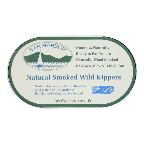 Bar Harbor - Smoked Wild Kippers - Case of 12 - 6.7 Ounce.