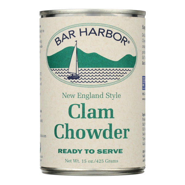 Bar Harbor - Clam Chowder - Ready to Serve - Case of 6-15 Ounce.