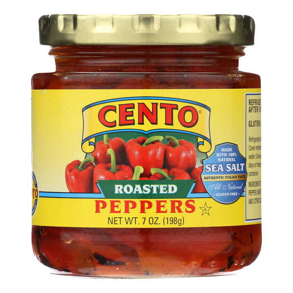 Cento - Roasted Peppers - Case of 12 - 7 Ounce.