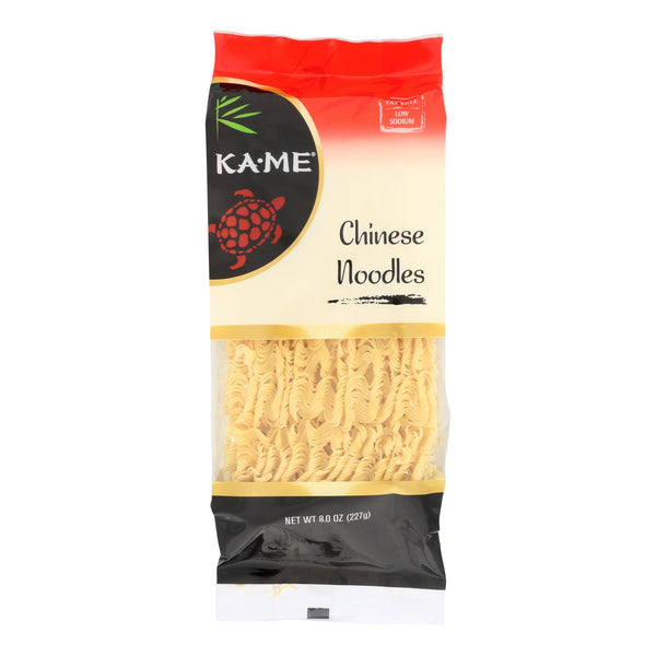 Ka'Me Chinese Plain Noodles - Case of 6 - 8 Ounce.
