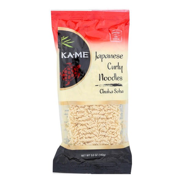 Ka'Me Japanese Curly Noodles - Case of 12 - 5 Ounce.