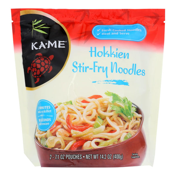Ka'Me Stir Fry Hokkien Noodles - Case of 6 - 14.2 Ounce.
