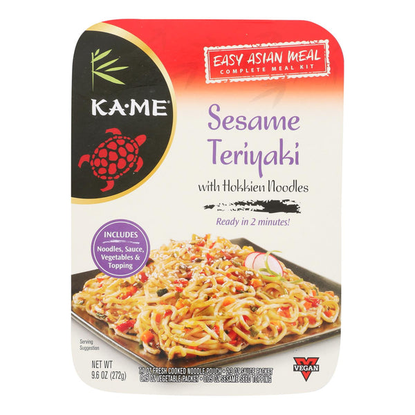 Ka'me - Noodles Sesame Teriyaki - Case of 6 - 9.6 Ounce