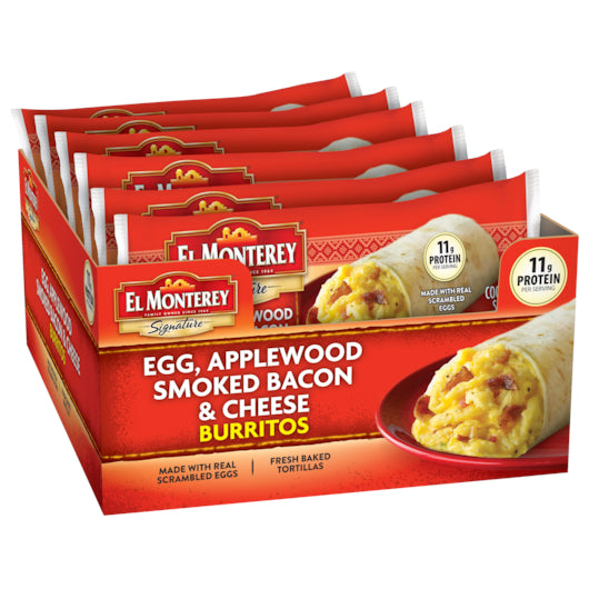 El Monterey Egg Bacon & Cheese Burrito, 4.5 Ounces - 24 Per Case