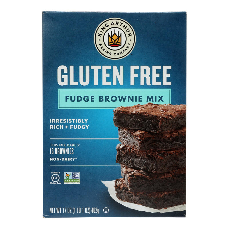 King Arthur Brownie Mix - Case of 6 - 17 Ounce.