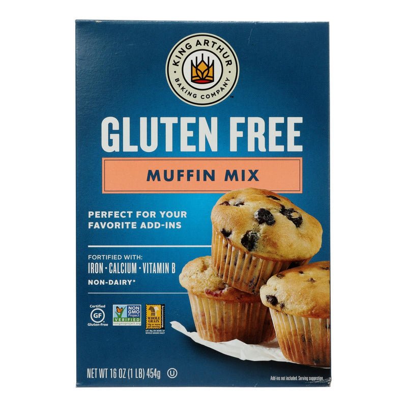 King Arthur Muffin Mix - Case of 6 - 16 Ounce.