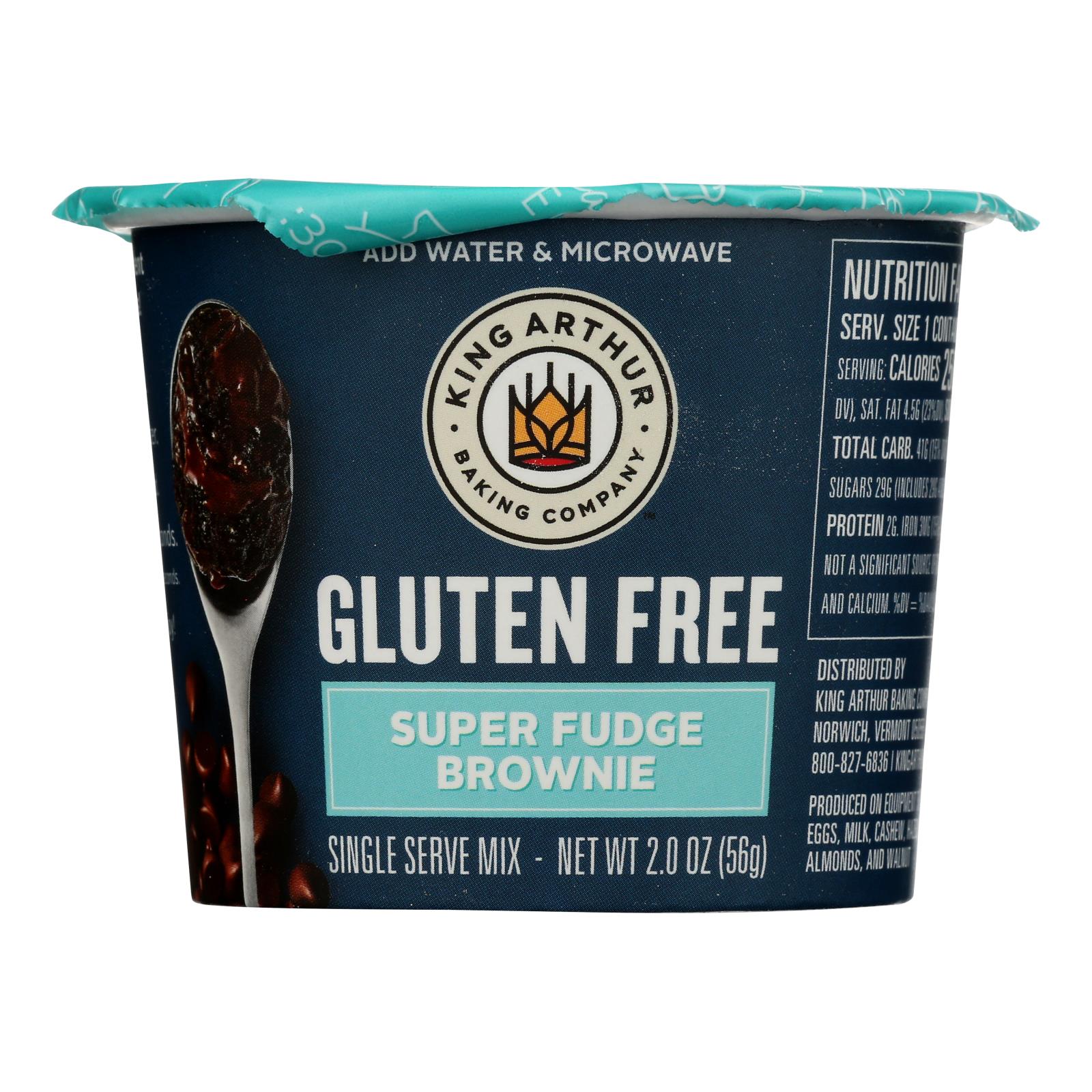 King Arthur - Mix Fudge Brownie Gluten Free - Case of 12 - 2 Ounce