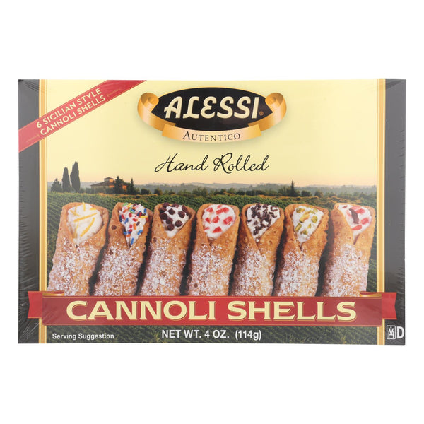 Alessi Cannoli Shells - Large - Case of 12 - 4 Ounce.