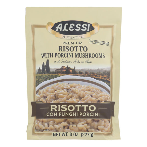 Alessi - Funghi Risotto - Porcini Mushrooms - Case of 6 - 8 Ounce.