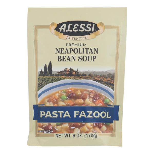 Alessi - Neapolitan Bean Soup - Pasta Fazool - Case of 6 - 6 Ounce.