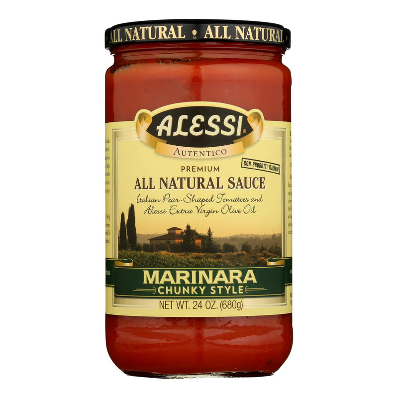 Alessi, Premium All Natural Marinara Sauce - Case of 6 - 24 Ounce