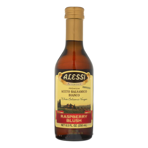 Alessi - Vinegar - White Balsamic Raspberry Blush - Case of 6 - 8.5 FL Ounce.