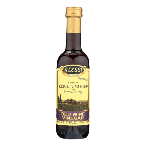 Alessi - Vinegar - Red Wine Vinegar - Case of 6 - 12.75 FL Ounce.