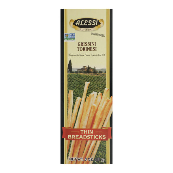 Alessi - Breadsticks - Thin - Case of 12 - 3 Ounce.
