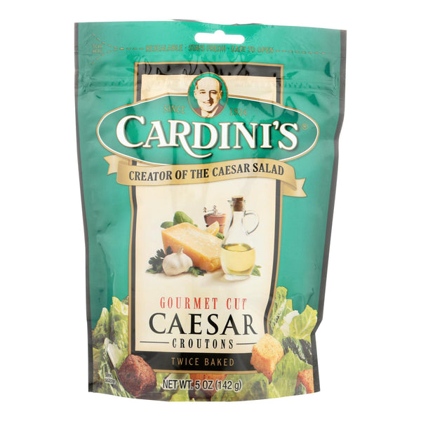 Cardini's Caesar Croutons - Case of 12 - 5 Ounce