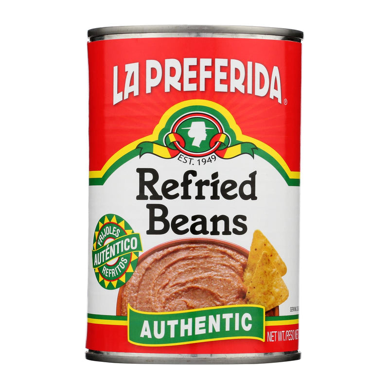 La Preferida, Refried Beans - Case of 24 - 16 Ounce