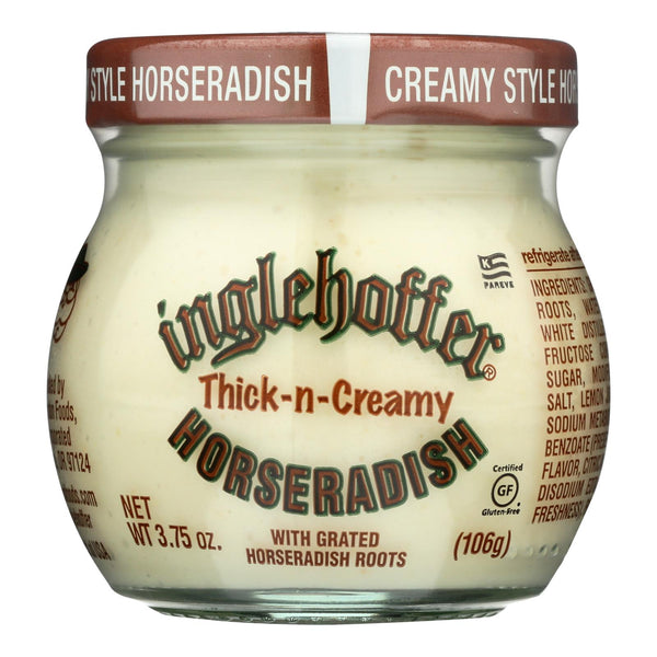 Inglehoffer - Cream Style Horseradish - Case of 12 - 3.75 Ounce.
