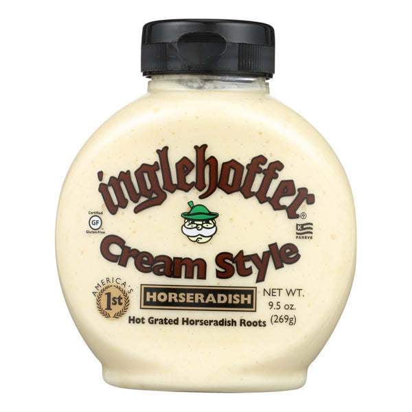 Inglehoffer - Cream Style Horseradish - Case of 6 - 9.5 Ounce.
