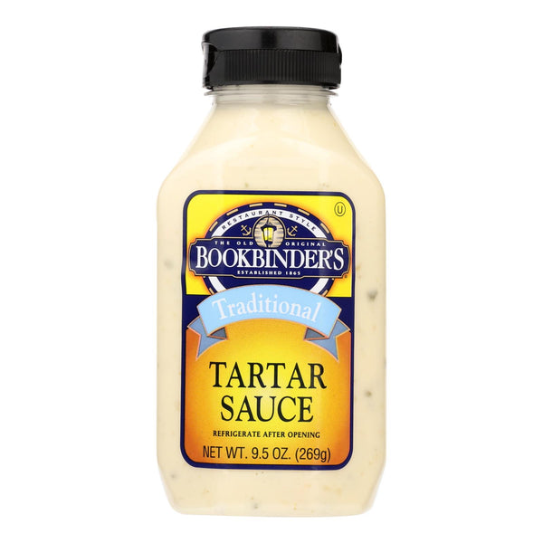 Bookbinder's - Tartar Sauce - Traditional - Case of 9 - 9.5 Ounce.