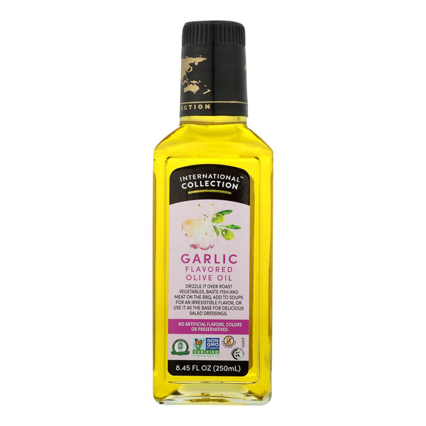 International Collection Olive Oil - Garlic - Case of 6 - 8.45 Fl Ounce.