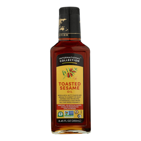 International Collection Sesame Oil - Toasted - Case of 6 - 8.45 Fl Ounce.