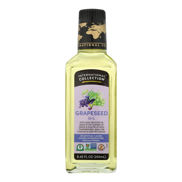 International Collection Grapeseed Oil - Case of 6 - 8.45 Fl Ounce.