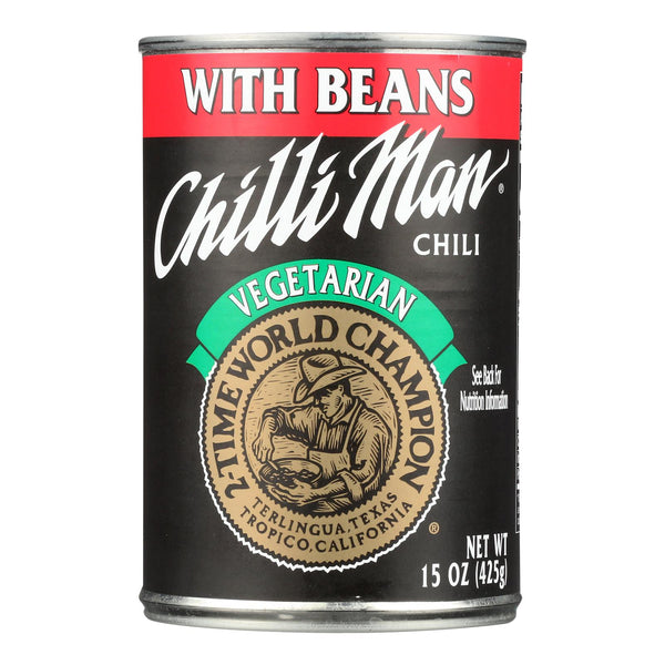 Chilli Man Vegetarian Chili With Beans - Case of 12 - 15 Ounce