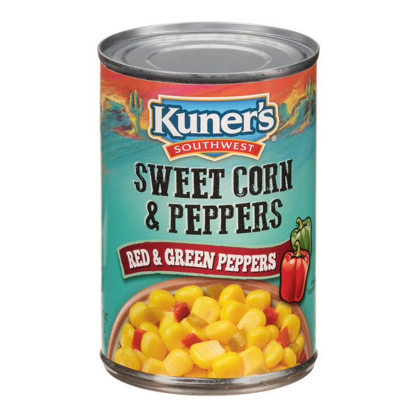 Kuner Sweet Corn ?N Peppers - Case of 12 - 15 Ounce.