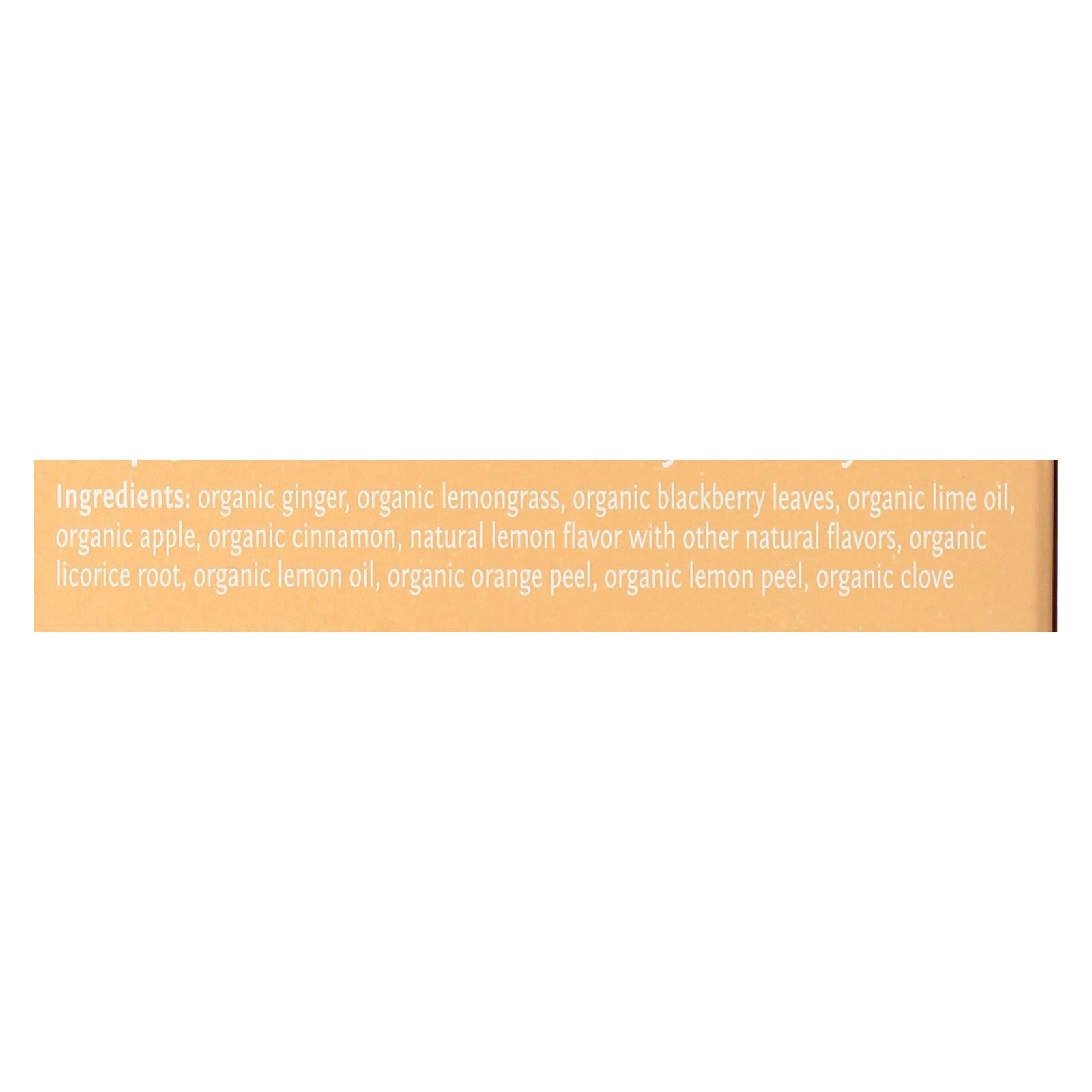 Steep By Bigelow Organic Herbal Tea - Lemon Ginger - Case of 6 - 20 BAGS