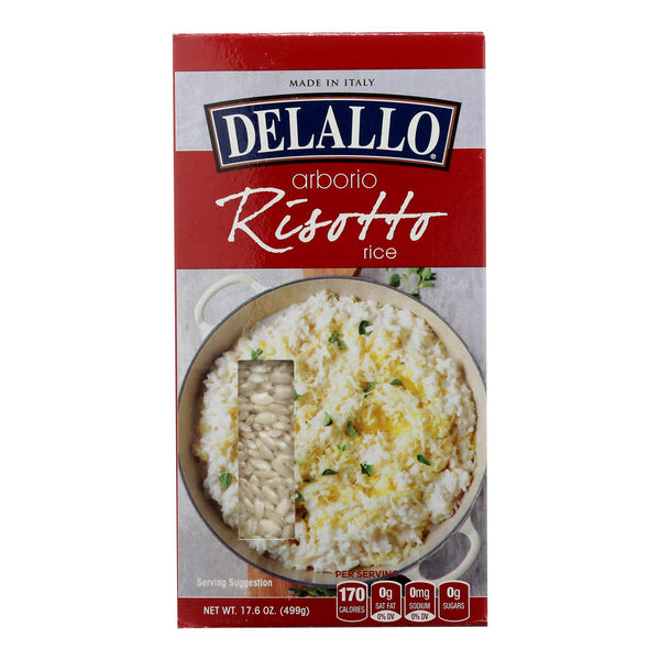 Delallo - Arborio Risotto Rice - Case of 12 - 17.6 Ounce.
