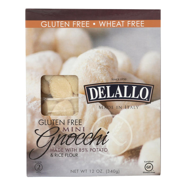 Delallo Pasta, Gluten-Free Gnocchi  - Case of 6 - 12 Ounce
