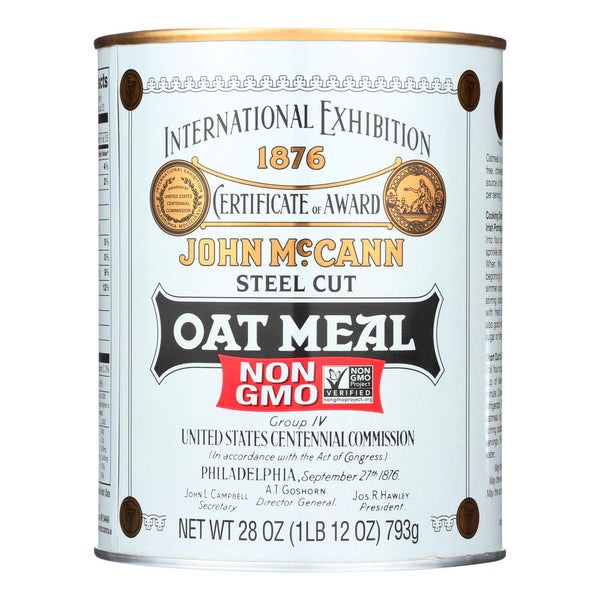 McCann's Irish Oatmeal Irish Oatmeal Tin - Case of 12 - 28 Ounce.