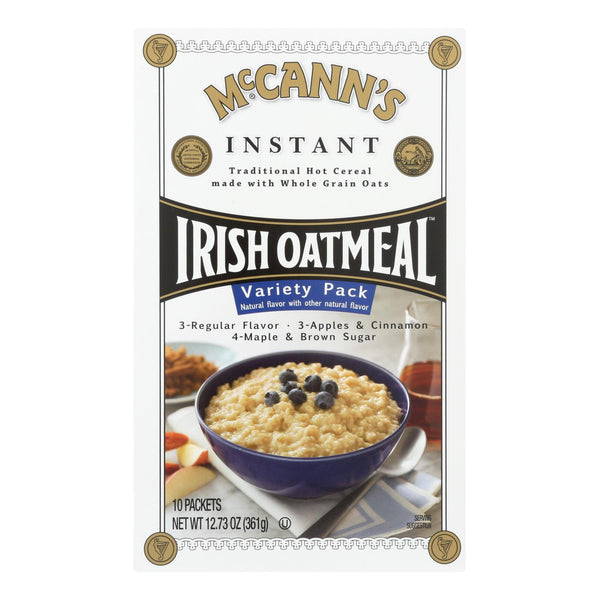 McCann's Irish Oatmeal Instant Irish Oatmeal Variety Pack - Case of 12 - 12.73 Ounce.